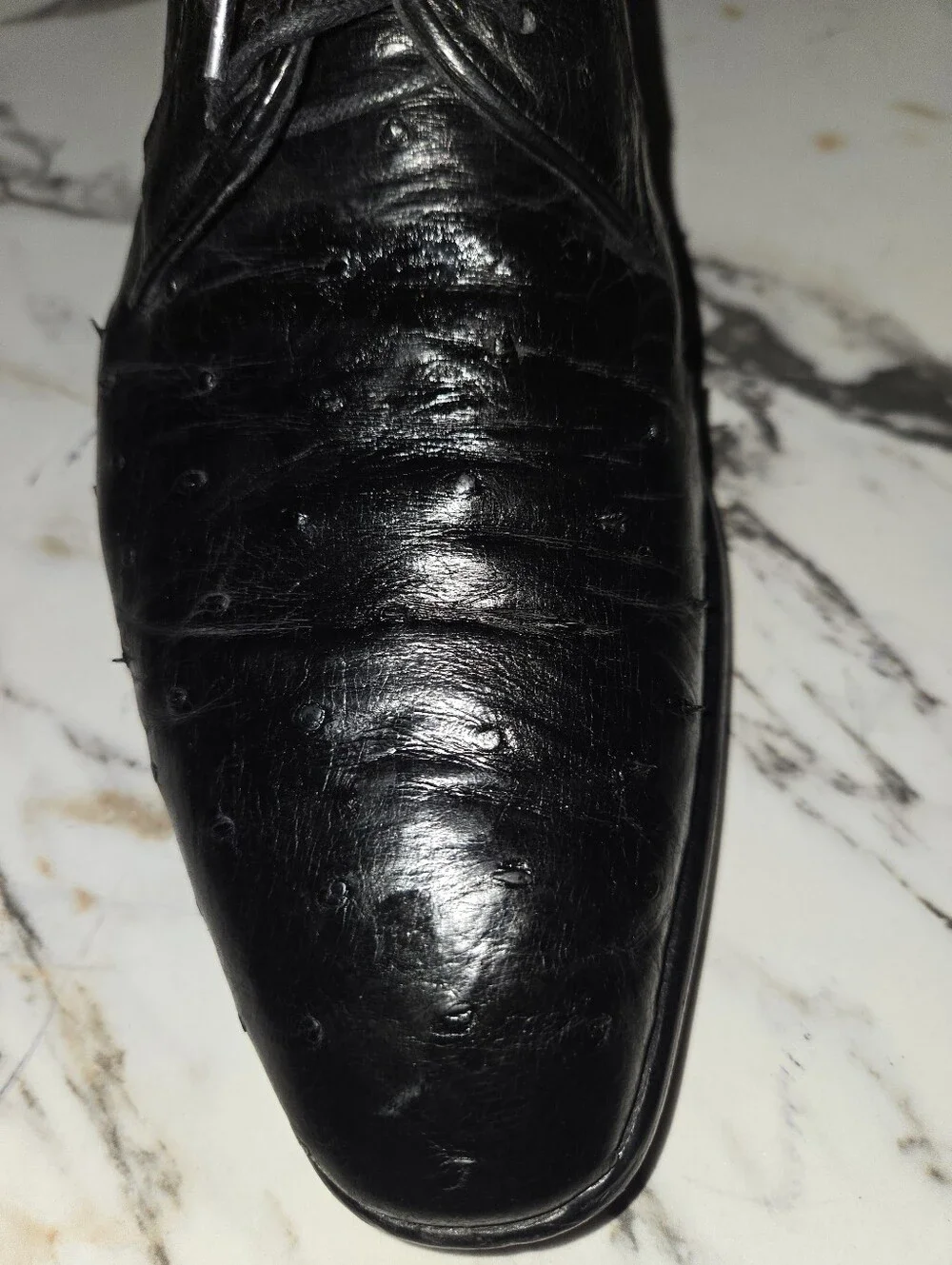 Corrente Pelle Line Ostrich Mens Shoes Size 10 1/2 US